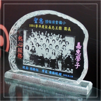 畢業禮物 四方厚160型壓克力透明底座 LEY-007